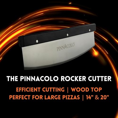 Miniatura 2 de Cortador basculante afilable de 20 pulgadas con parte superior de madera, hoja de acero inoxidable de alta calidad para cortar y rebanar verduras,