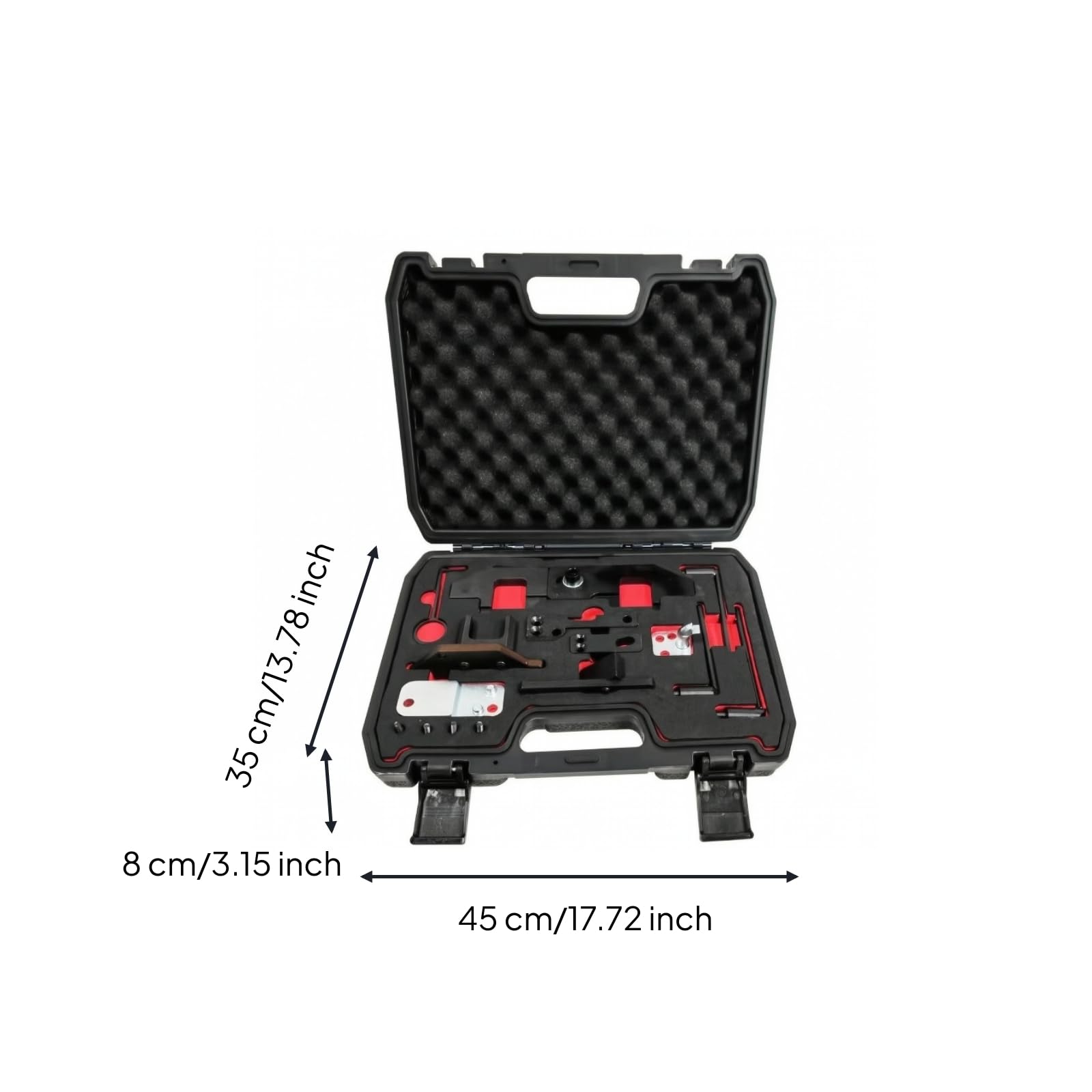 10 Pezzi Kit Calibrazione Albero a per Motore Francese C31 1.01. con Bloccaggio Manovella in Acciaio Carbonio per Officina Meccanica Professionale