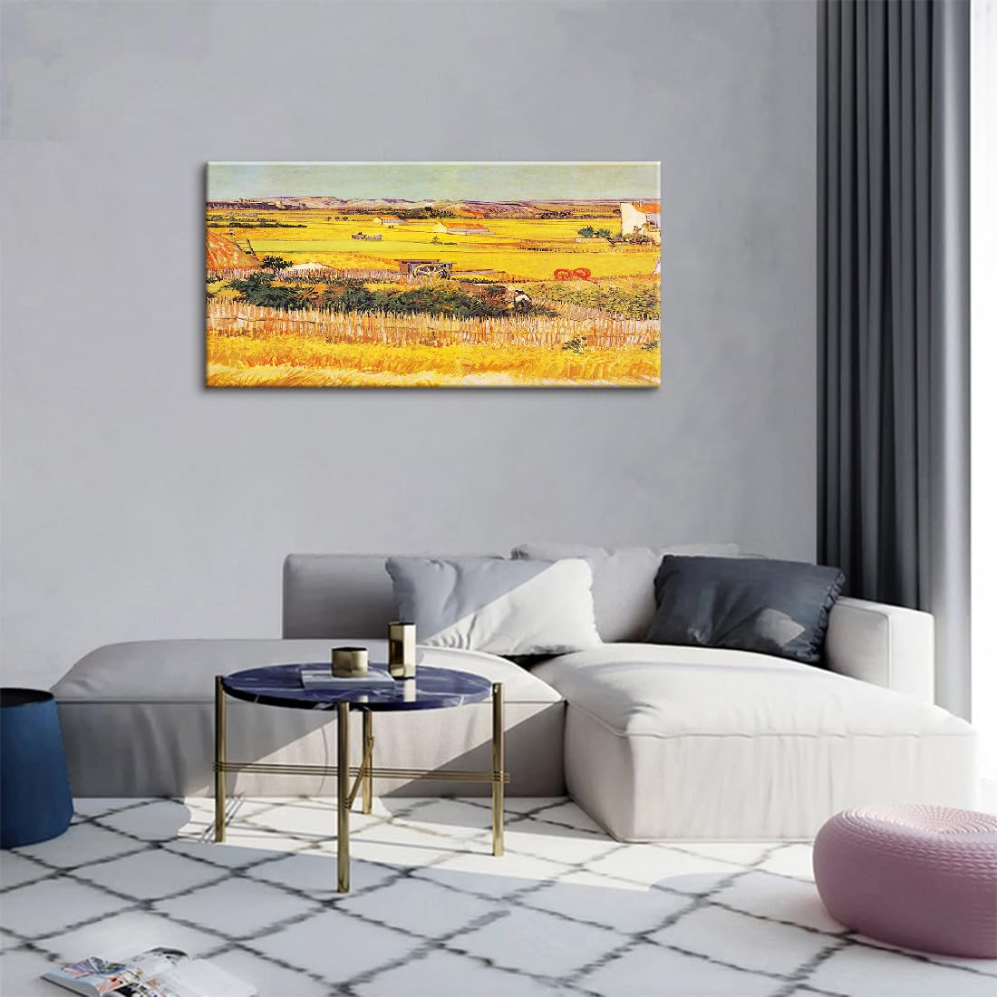 アートパネル ゴッホ 麦畑 油絵 絵画 黄色 アートポスター インテリア 壁掛け Amazon.co.jp: アートパネル ゴッホ 麦畑 油絵 絵画 黄色 アート