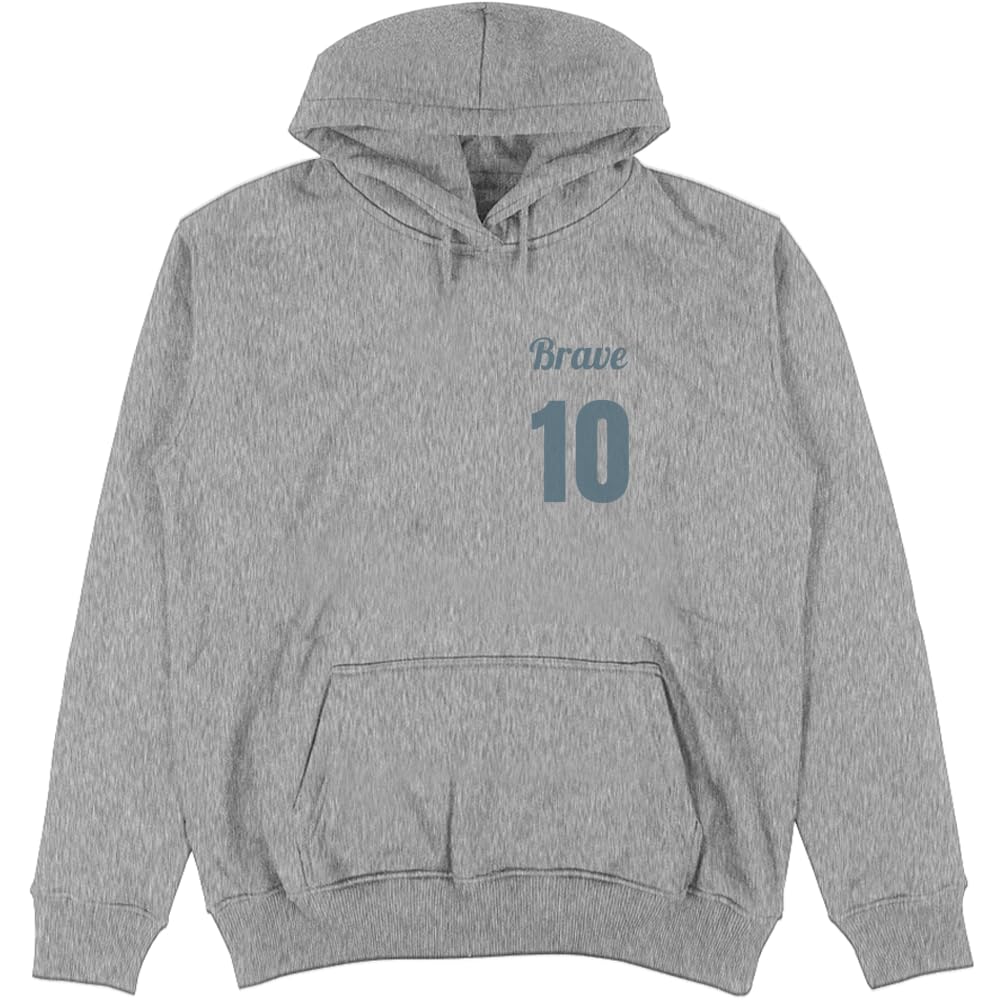 Felpa Ufficiale GOBACKHOME- Brave The English Legend Taglia L - Grigio