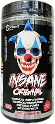 PRÉ TREINO INSANE ORIGINAL MÁXIMA FORÇA E FOCO (300G) FRUIT PUNCH - DEMONS LAB