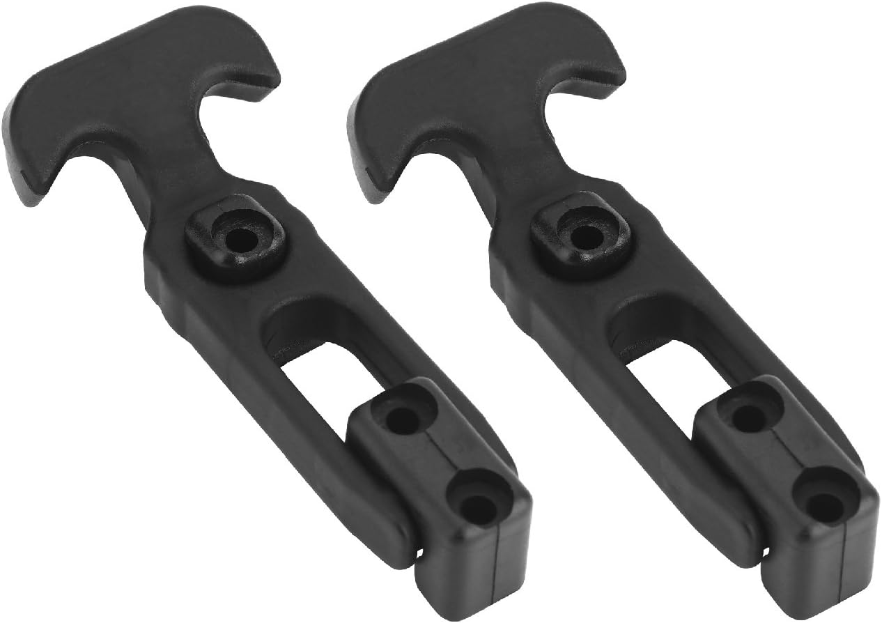 Creatyi 8 PCS Rubber Flexible T-Handle Draw Latches,for Tool Box,Cooler, Golf Cart, Engineering Machine Hood or Farm Machinery