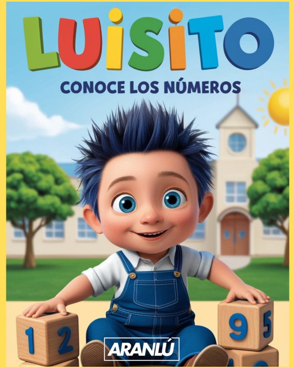 Luisito: conoce los números en español: aprende a contar mientras coloreas