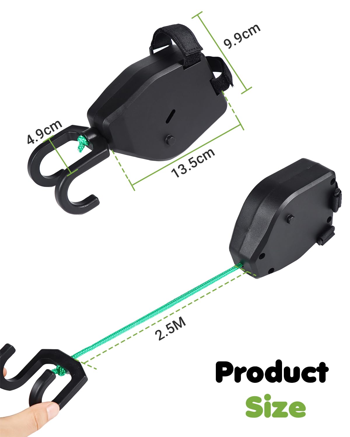Corda di traino per bicicletta per bambini, retrattile da 2,5 m, per genitori, bambini, fune di trazione, portata 500 lbs per e-bike, mountain bike