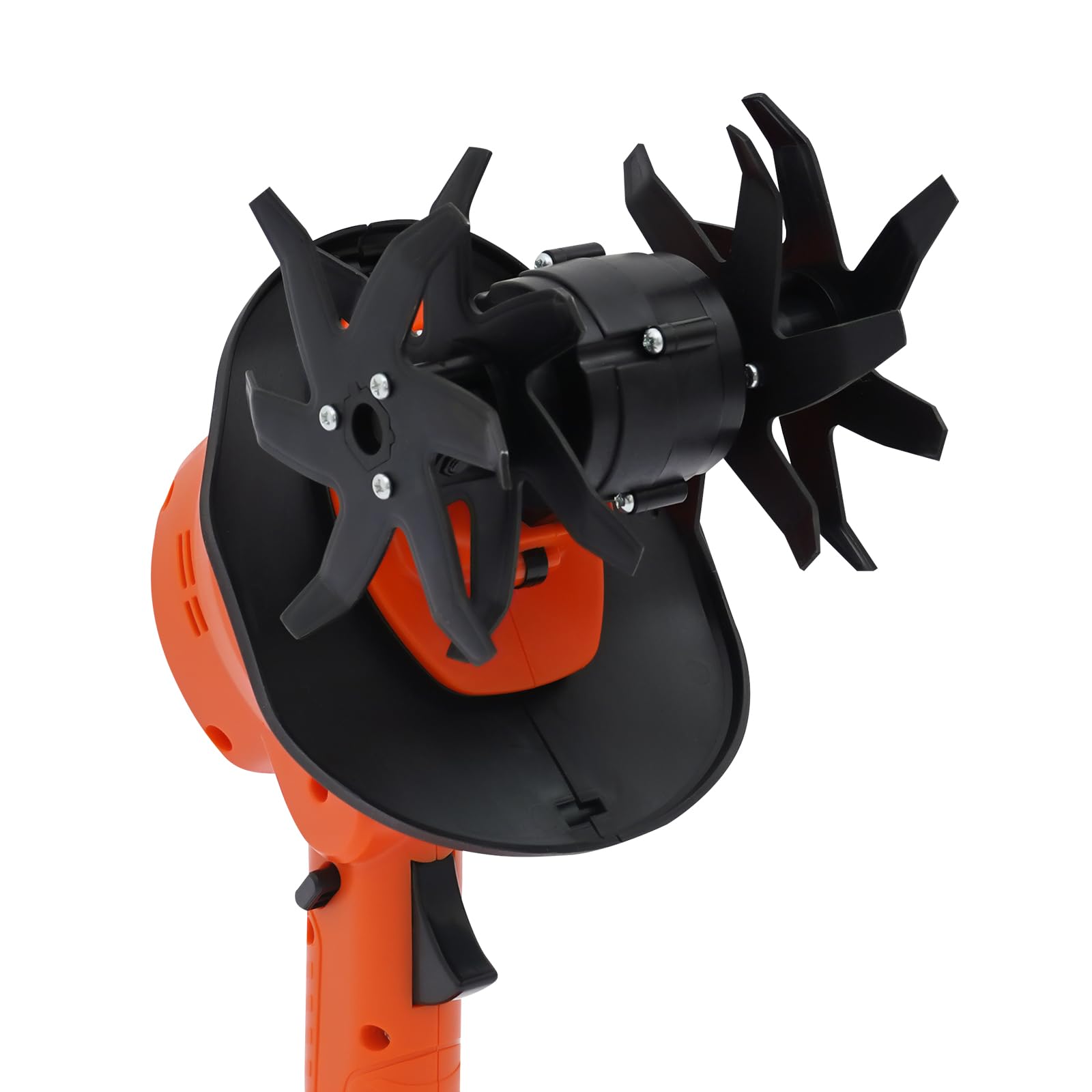 Motoazada Bateria 550W Motocultor Electrico Ancho de Trabajo de 100mm & Profundidad de Trabajo de 100mm Motoazadas con Guardabarros Altorendimiento Motocultor para Jardines, Huertos