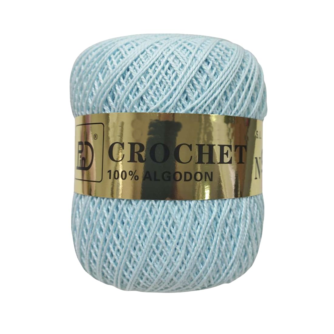 Filato di cotone n. 12 (100% cotone), matassa di filo da 80 grammi, lana per uncinetto, maglia, artigianato, cucito, uncinetto, amigurumis, fai da te, (8, blu)