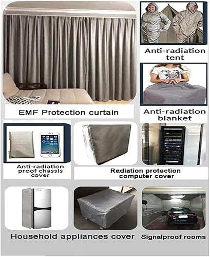 Miniatura 5 de Tela de blindaje EMF Faraday Tela de protección de níquel y cobre-DIY Escudo inalámbrico contra EMI, EMP (Tamaño : 10 yardas)