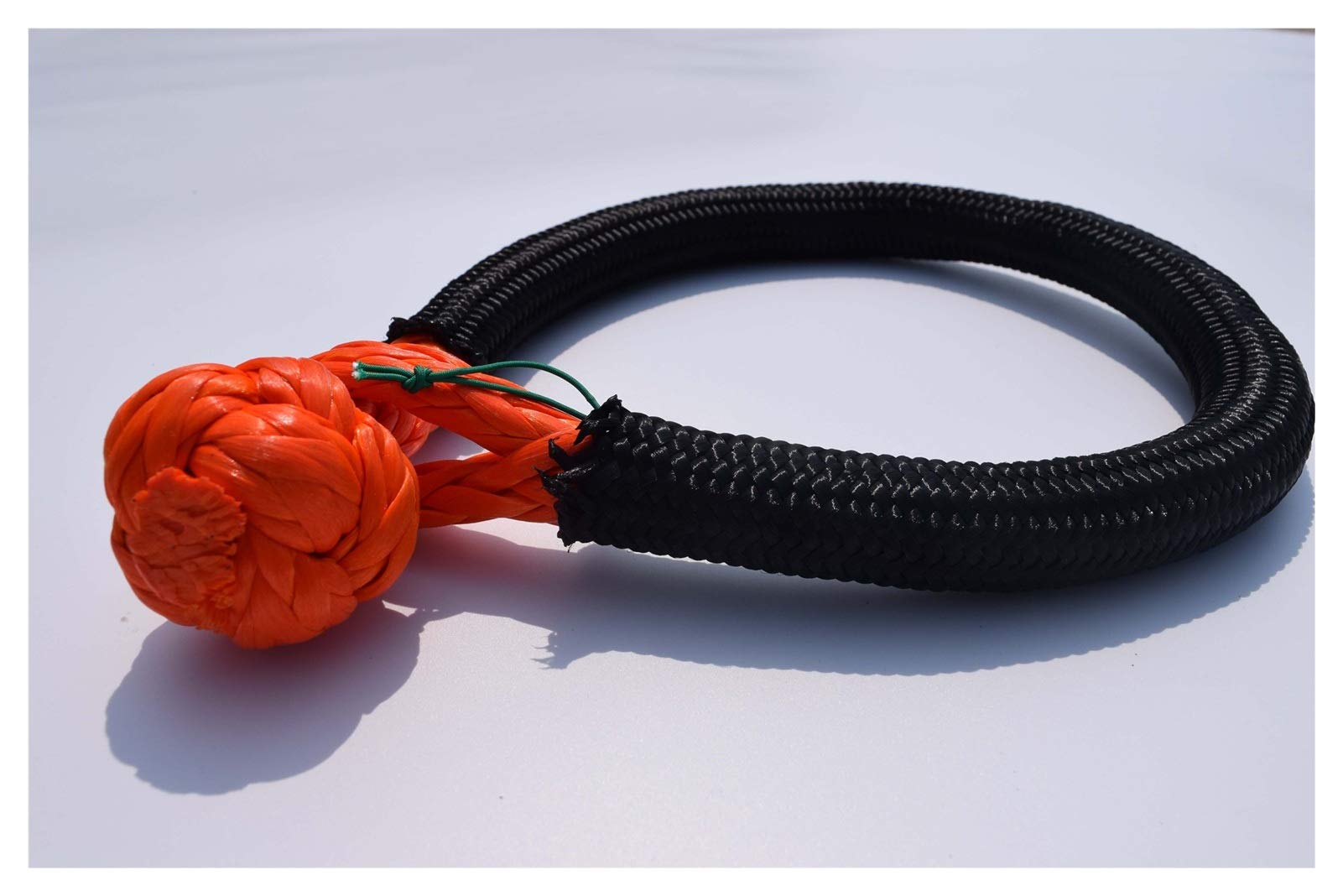 Winch Rope, 10mm*150mm UHMWPE Soft Shackle,Rope for Offroad Parts,ATV Winch(Oranje)