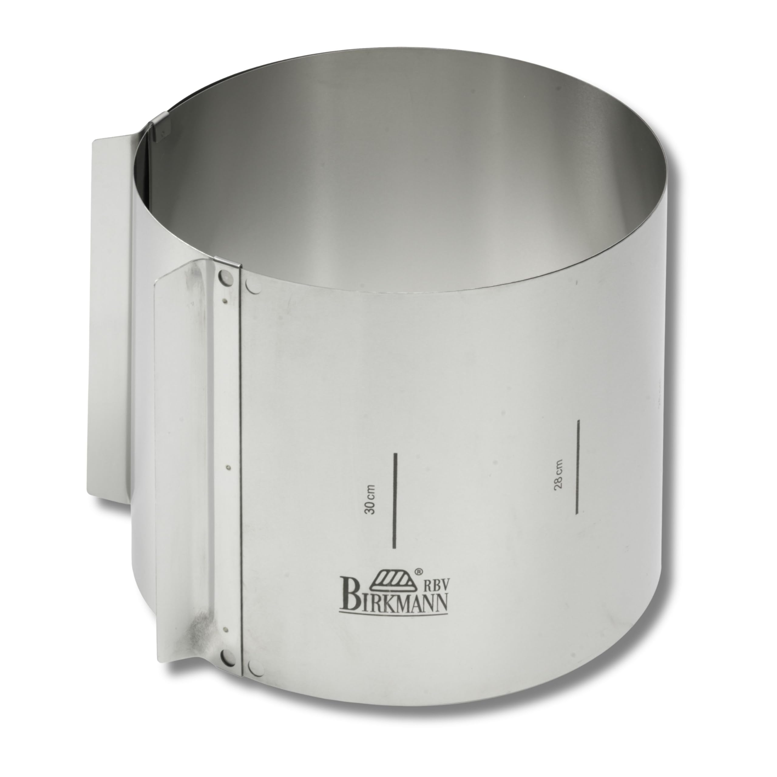 Birkmann RBV, 429413, Easy Baking, bardzo wysoki pierścień do ciasta, wysokość 15 cm, stal sprężynowa