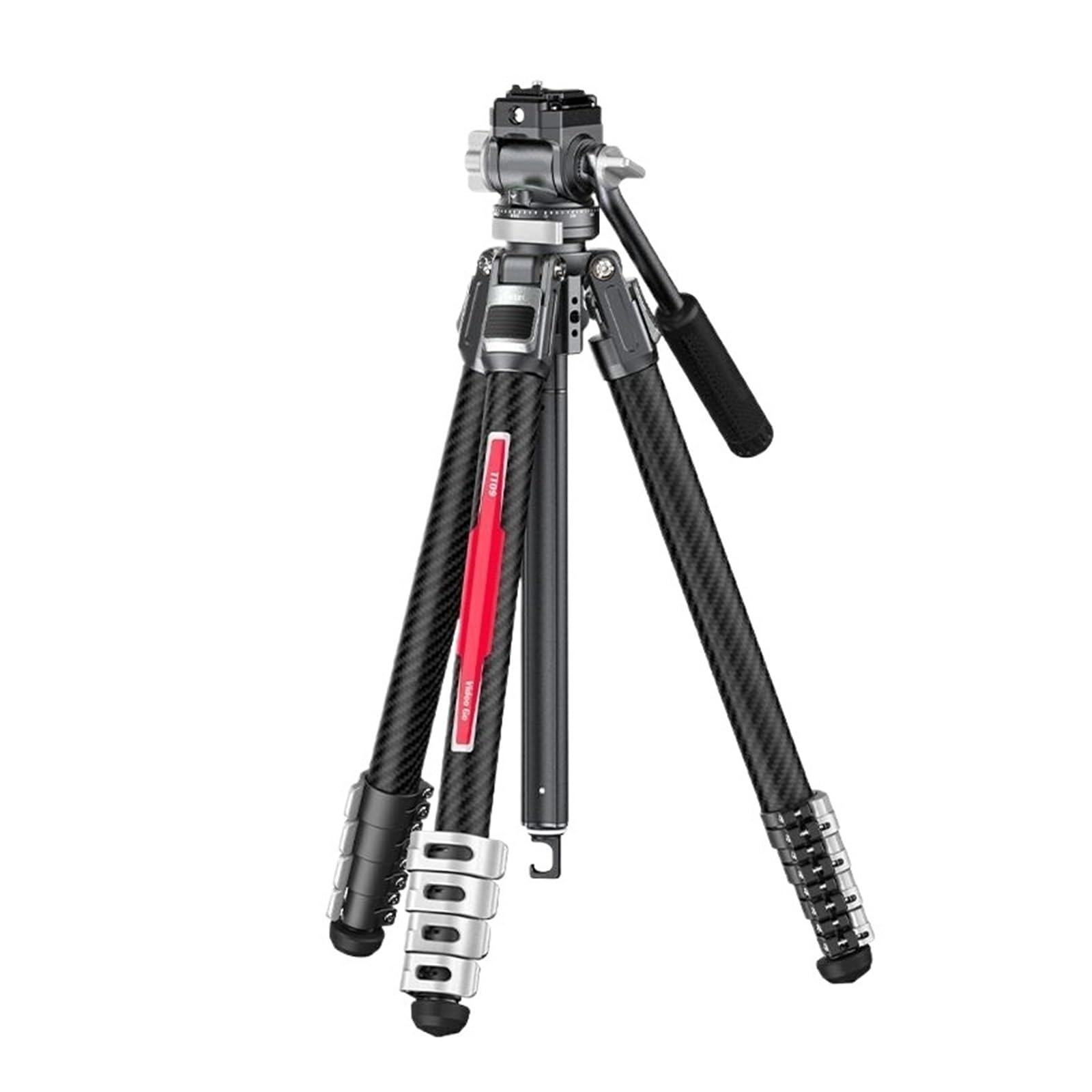 Treppiede da viaggio TT09 VideoGo Arca/Claw/F38 a sgancio rapido for DSLR con ciotola di livellamento integrata panoramica a 360° compatta(F38)