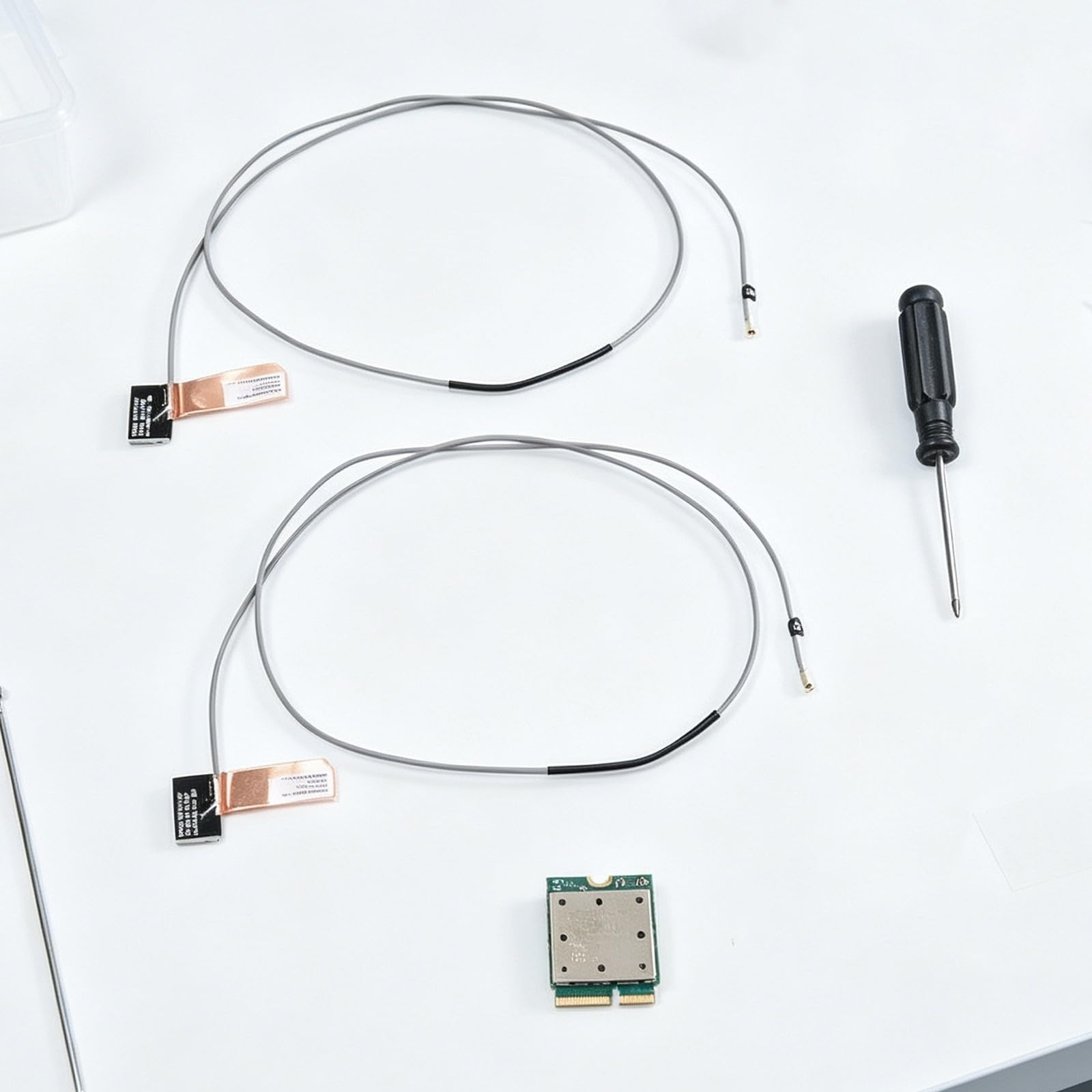 M.2 WiFi 7 Carte BE6500 320MHz 4K-QAM Low Latence | Vitesse de 5,8 Gbit/s, BT 5.3, MLO Tech, 320 MHz BW, 4K-QAM, Win11 AMD uniquement