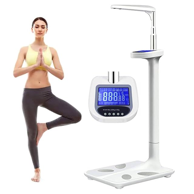 Digital Body Weight Scale Height Fat Analyzer Professional Multifunctional Scale LCD Display for Height