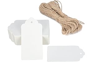 G2PLUS White Cardboard Gift Tags