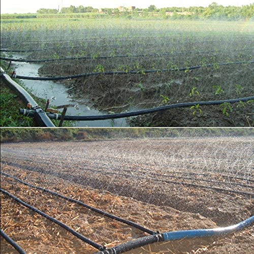200m 1" N45 5-Hole Hose Irrigator Greenhouse Water Drip Tape Farm Land Crops Plants Sprinkling Watering Irrigation System
