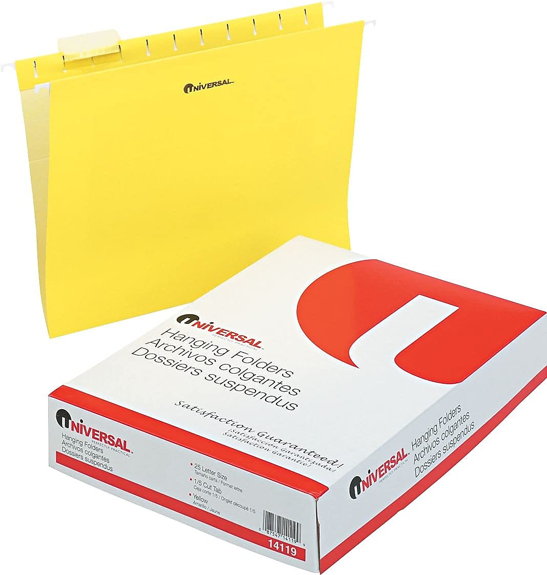 Amazon | Universal 14119 Hanging File Folders, .2 Tab, 11 Point