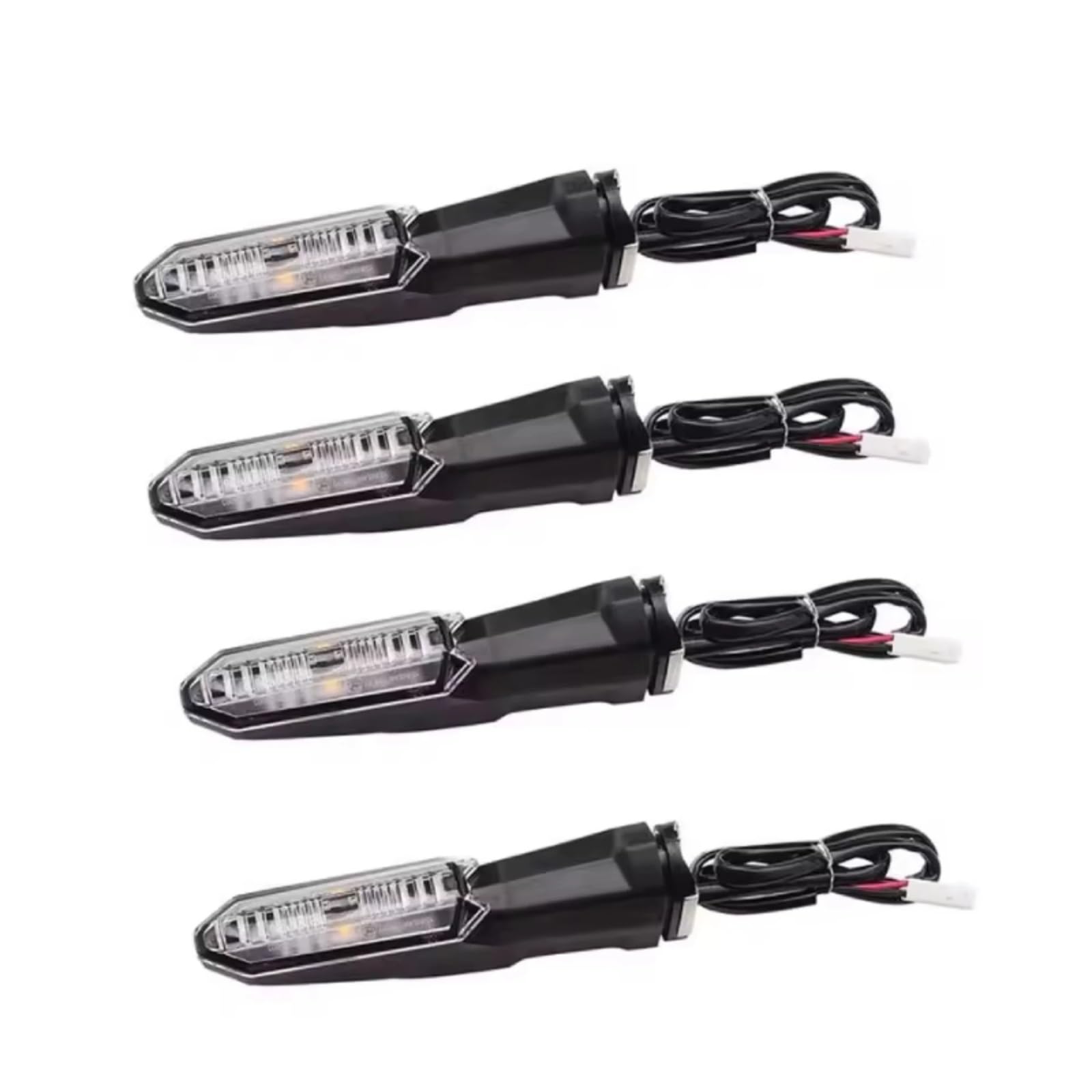 Per Ninja 1000 2011 2012 2013 2014 2015 2016 2017 2018 2019 2020 Per Z300 2015-2020 Anteriore Posteriore Indicatore Lampeggiatore Segnale Di Girata Luce(Clear,4pcs)
