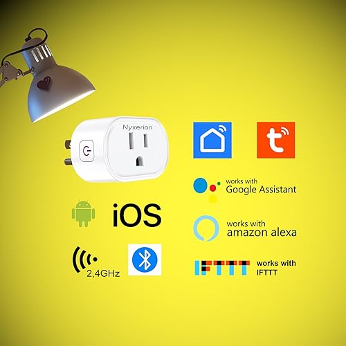 Miniatura 4 de Enchufe inteligente, enchufes inteligentes WiFi compatibles con Alexa y Google Home, toma WiFi inteligente con control remoto y función de