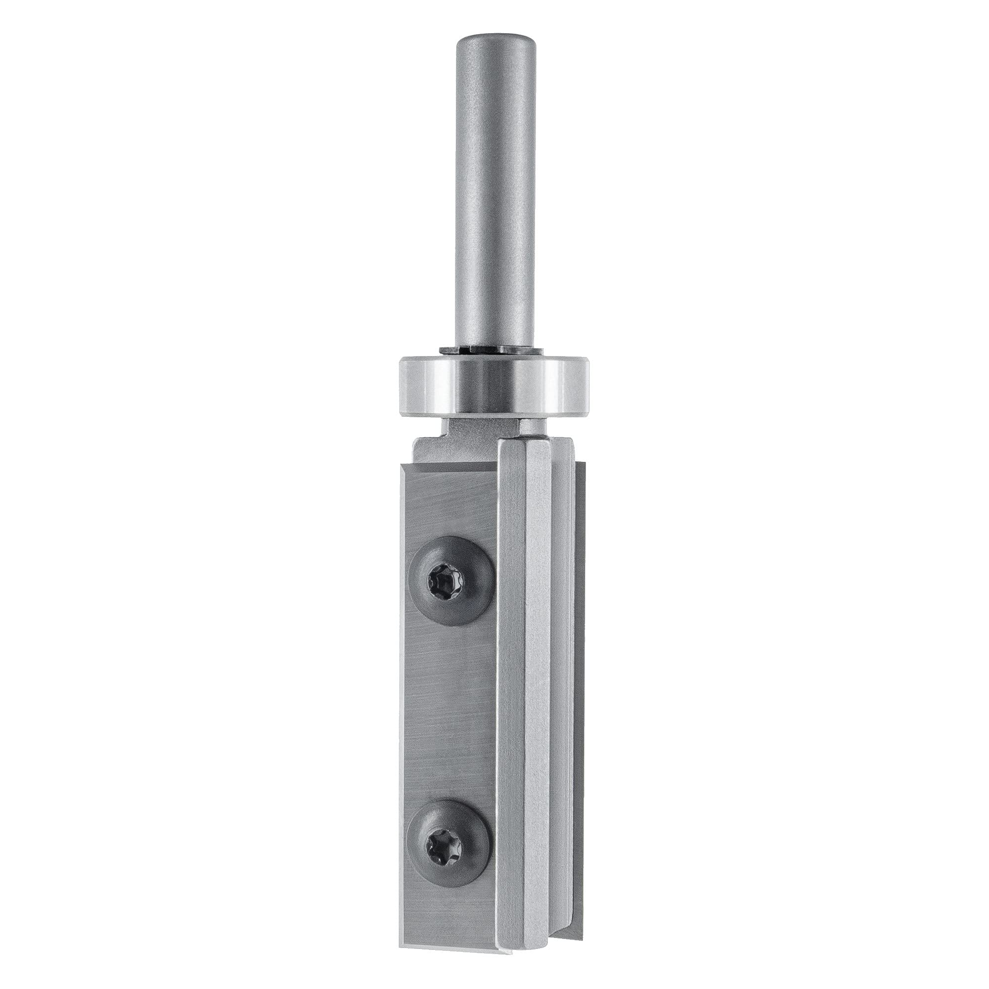 ENT 20328 cuchilla reversible Fresa de corte recto Carburo, vástago (S) 8 mm, Diámetro (D) 19 mm, NL 49,5 mm, SL 30 mm, GL 90 mm, con rodamiento de bola