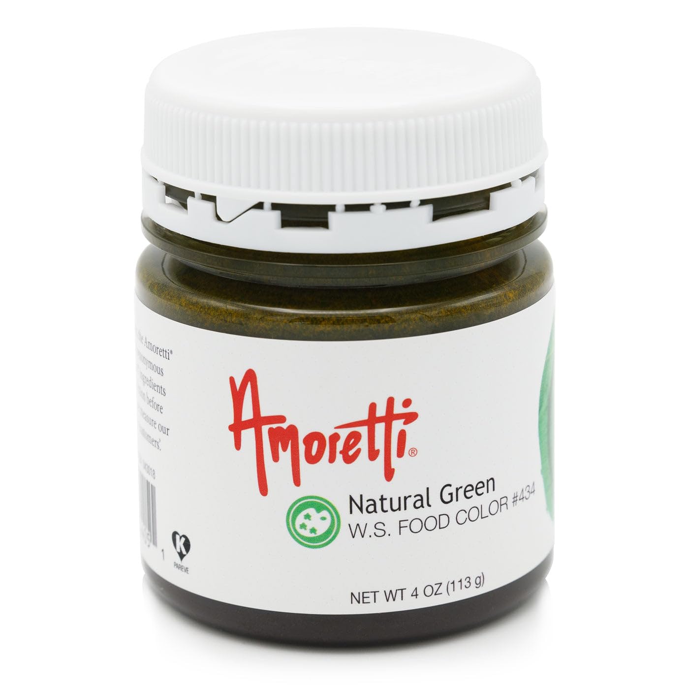 Amoretti - Natural Green Food Color Water Soluble - 4 oz