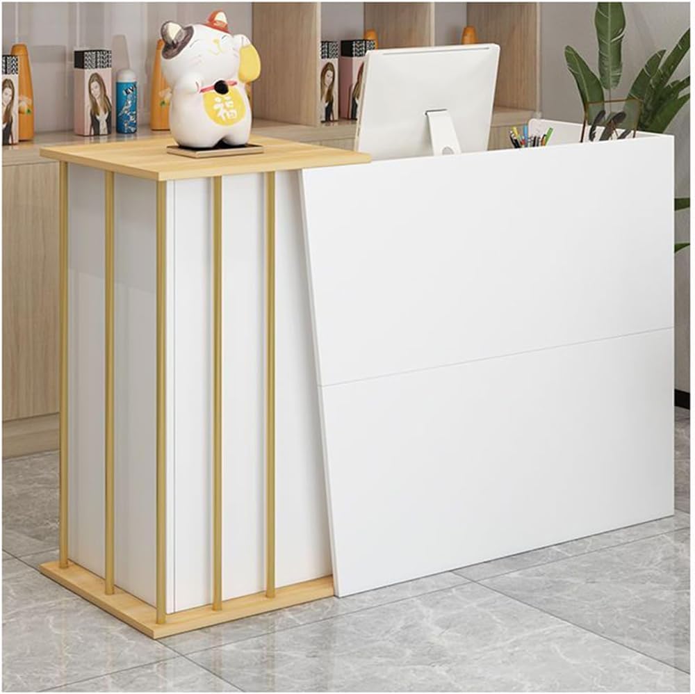 Nowoczesny Woo Recept Counter Retail Cashier De na rynki Odzież res & Small Sinesses Front De z Der (ciepła biel 100x40x90cm)