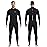 Lemorecn Wetsuit Men 3/2mm Back Zip Full Wetsuit for Men(3131-L)