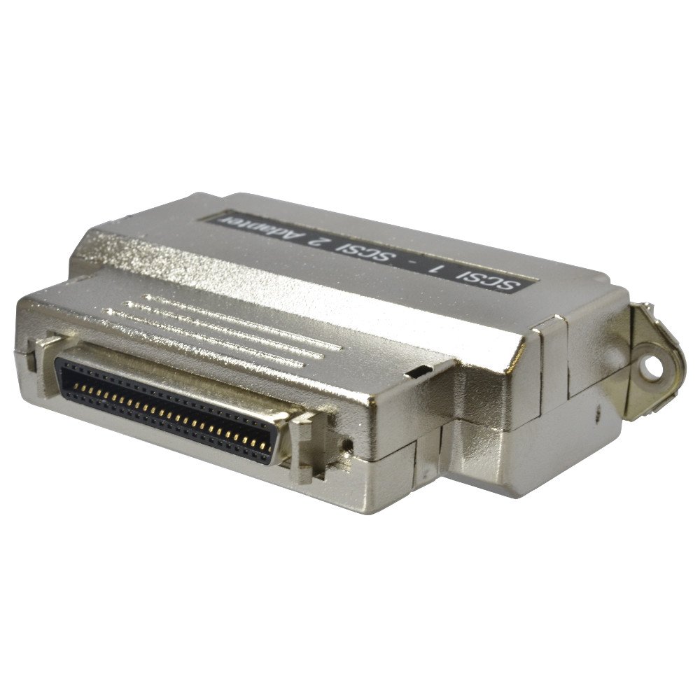 Amazon.co.jp: アクロス SCSI変換アダプタ マイクロリボン50Pメス
