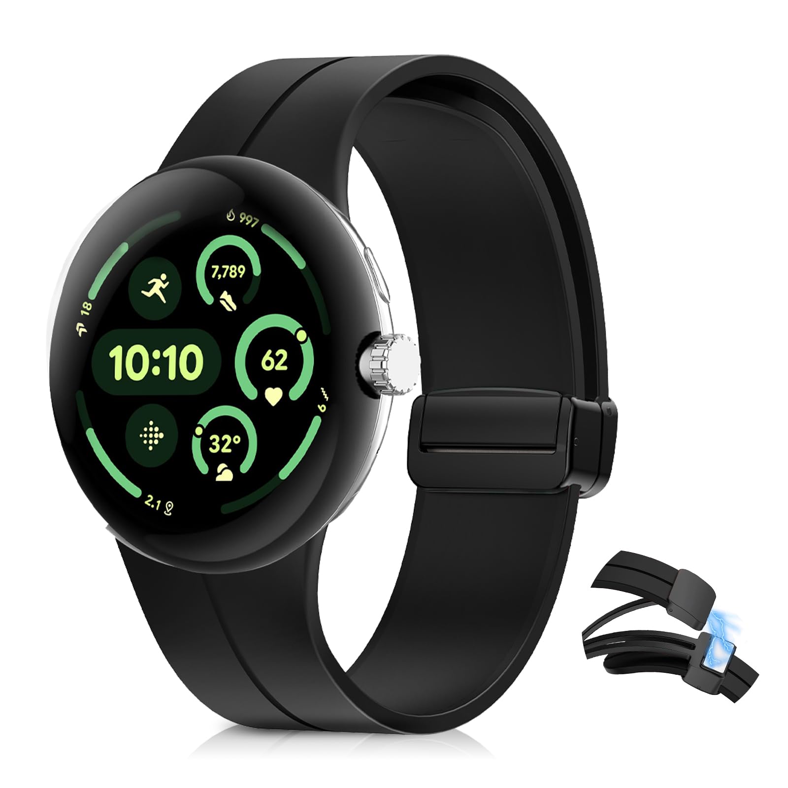 Amazon.co.jp: [SinRenn] バンド Google Pixel Watch 3 45mm 対応 