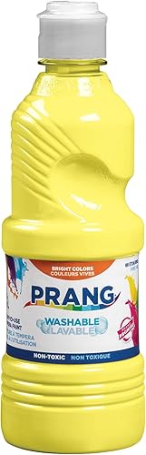 Prang - Pintura témpera lavable botella de 473 ml Amarillo Prang - Pintura témpera lavable botella de 473 ml Amarillo