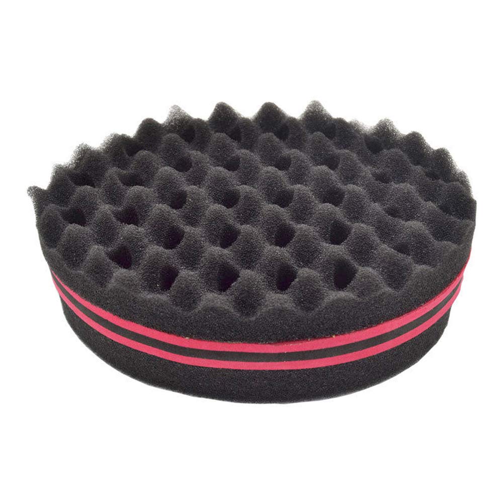 N-K Cepillo de esponja para el pelo con forma de onda para rizos, torsión, herramienta de peinado afro, creativo y útil