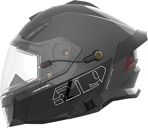 Miniatura 2 de 509 Casco para moto de nieve Delta V Carbon Commander