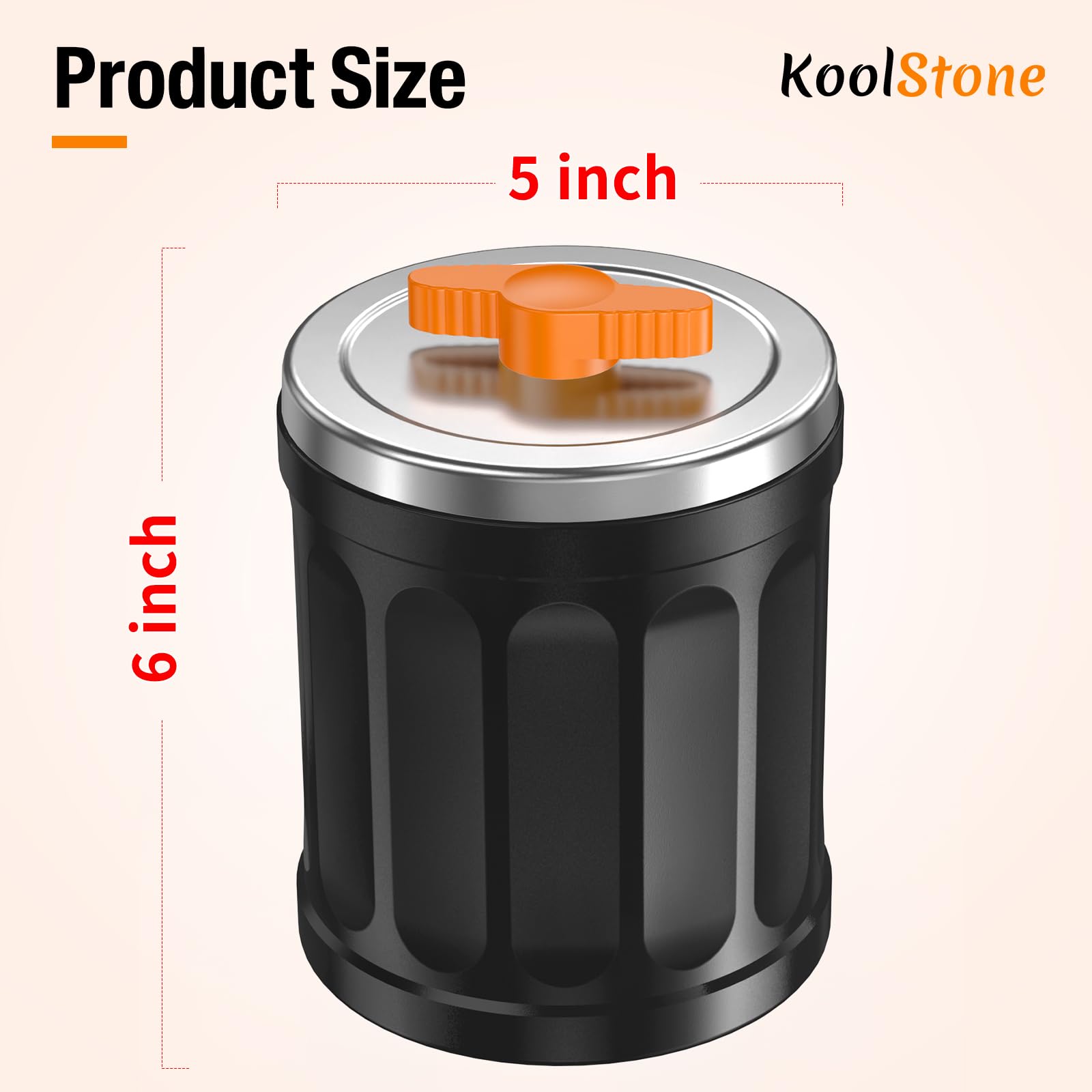 Rock Tumbler Barrel Extra Große Kapazität 1,6 kg 12,7 x 15,2 cm, Gummimaterial, mit langlebigem, auslaufsicherem Deckel