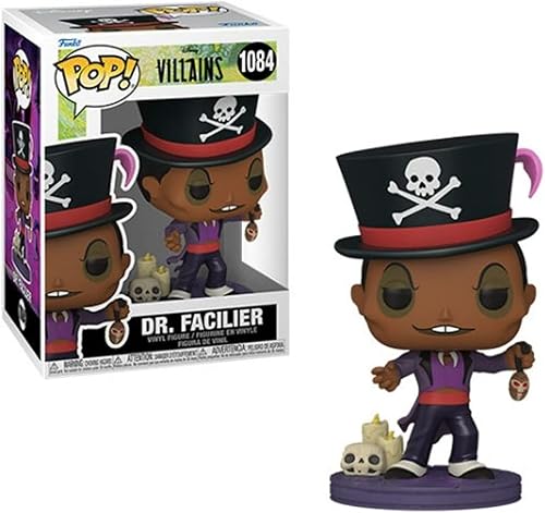 Miniatura 2 de POP Disney: Villains - Figura de vinilo Doctor Facilier Funko (paquete con funda protectora de caja compatible), multicolor, 3.75 pulgadas