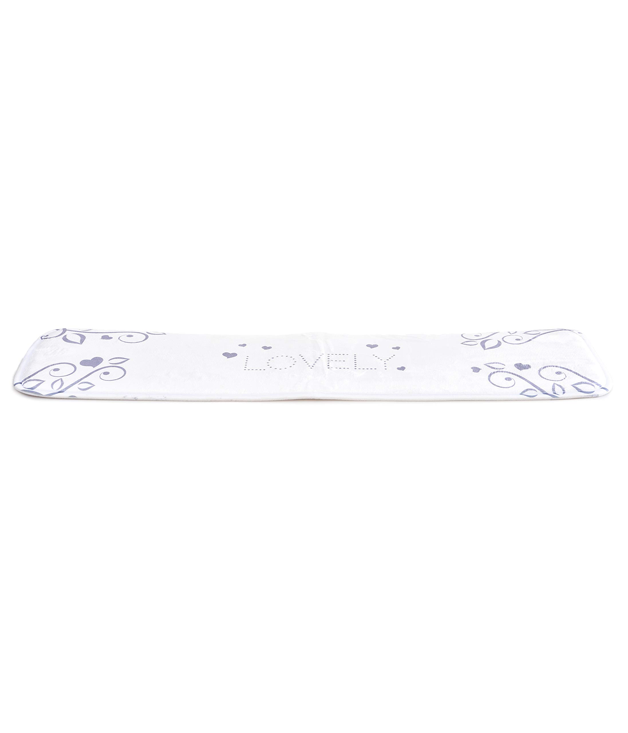 Dehner Premium Lovely Cat Window Mat Siesta Approx. 90 x 25 x 1 cm Polyester White