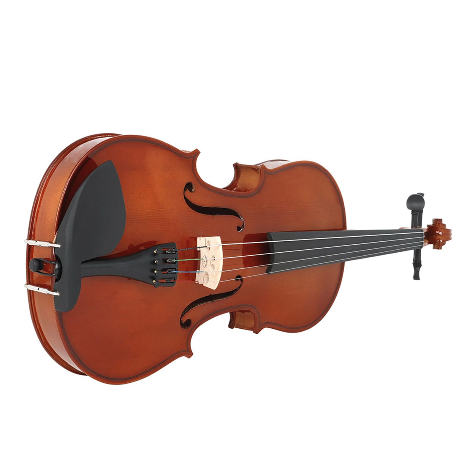 Pannello di legno viola in abete lucidato a mano con fiocchi e custodia per il trasporto professionale 4/4 viola per pratica e performance