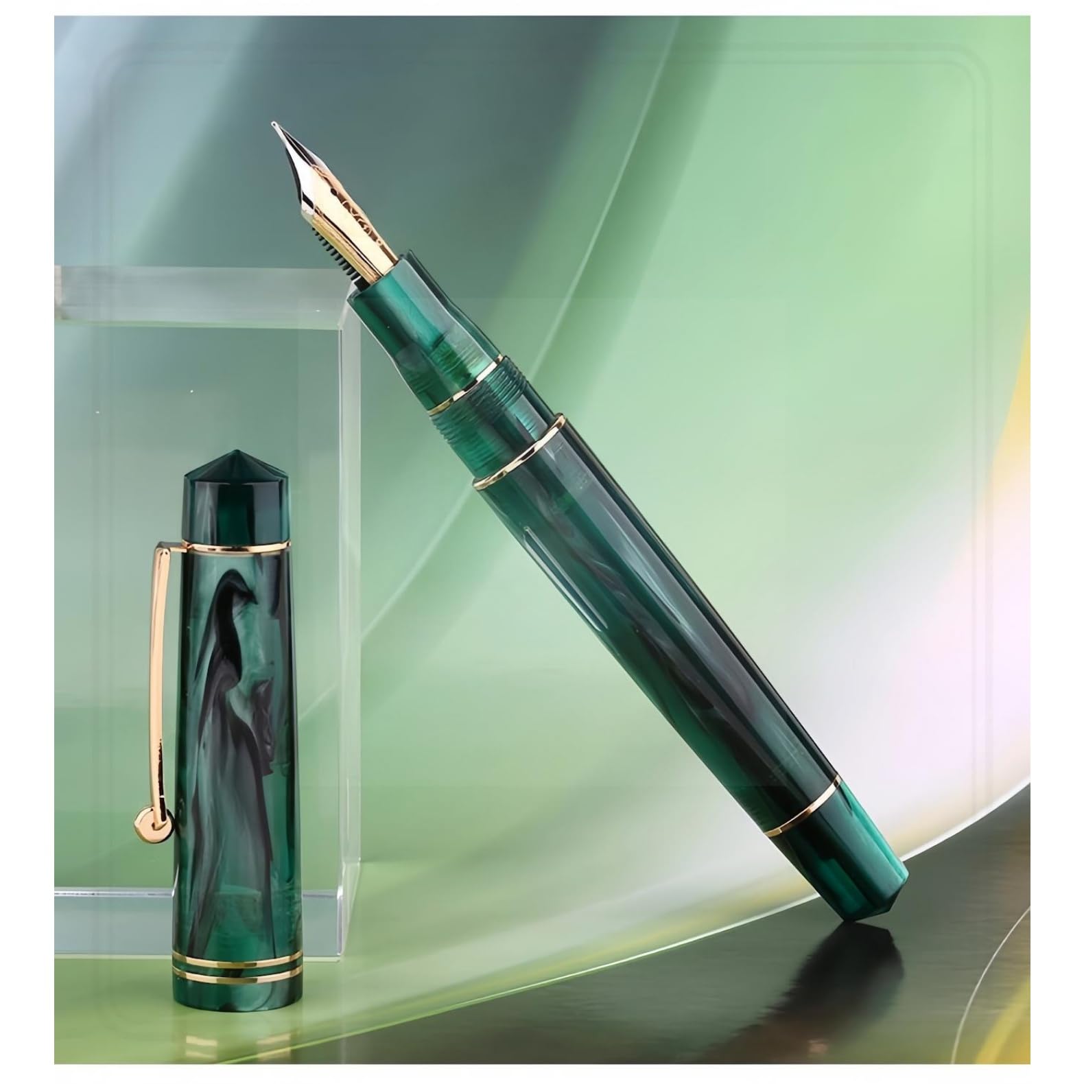 Amazon | 万年筆 | 1.1mm フラットペン先 | 書道やデッサンに最適