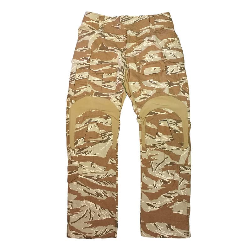 Outdoor Sports Airsoft Hunting Shooting Trousers Battle Dress Uniform Combat BDU Tactical Camouflage G3 Pants - UK Desert - M