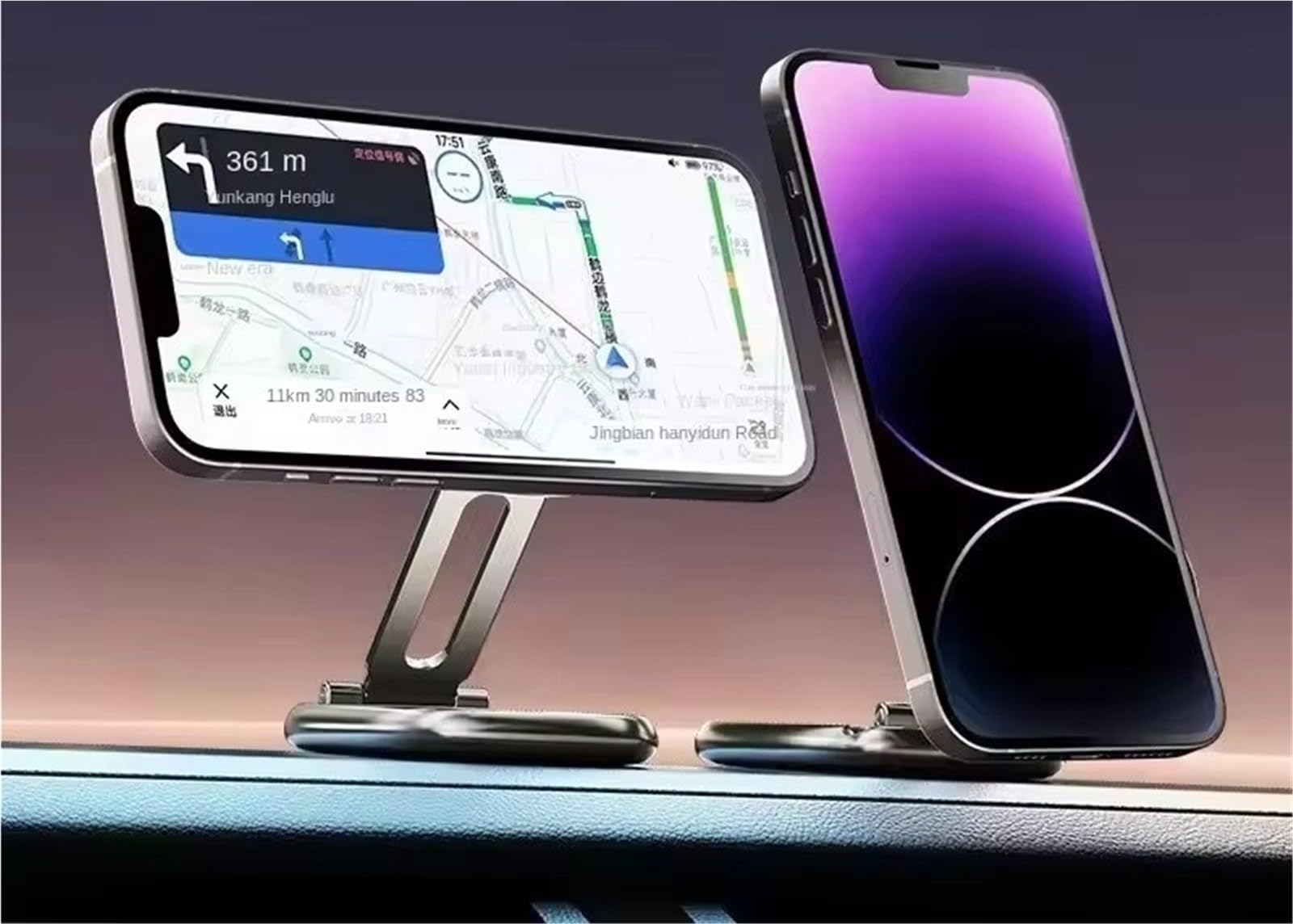 Per Huawei Universale Per Mini Supporto Magnetico Auto Magnetico Girevole Magnete Pieghevole Smartphone Mobile Cellulare GPS Accessori Porta Cellulare Auto