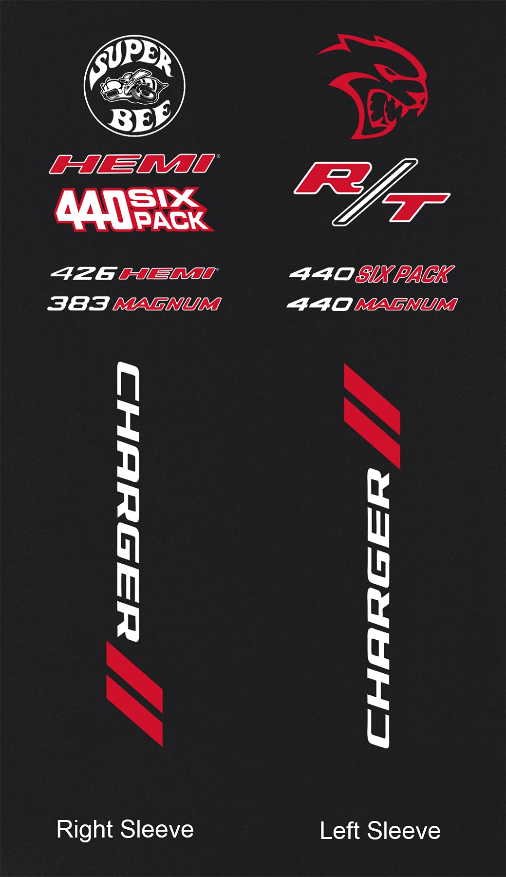 JH DESIGN GROUP Dodge Charger Herren Hoodies - Pullover & Zip Up Sweatshirts in 3 Stilen