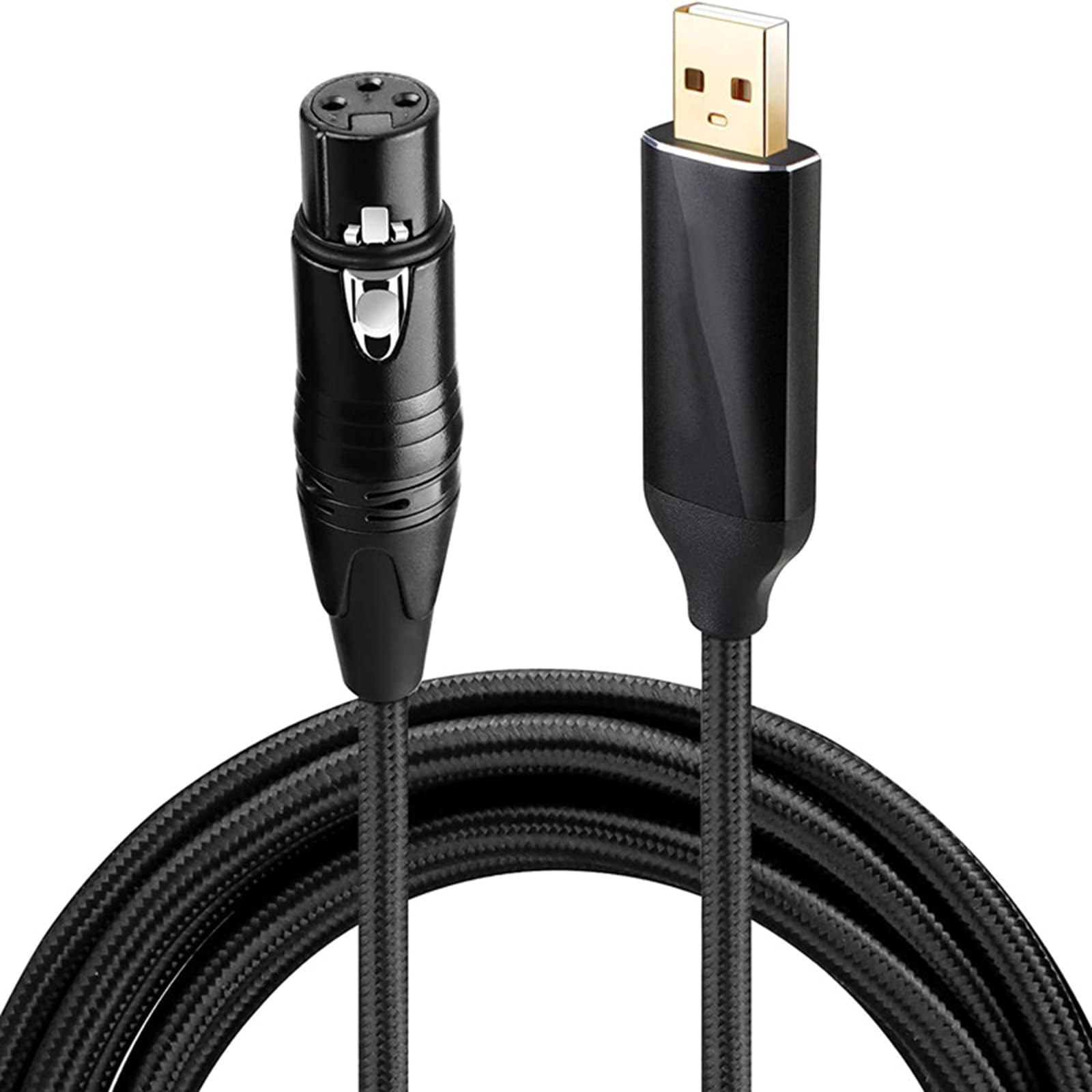 Cordon adaptateur USB microphone 3 broches interface audio ordinateur - 7