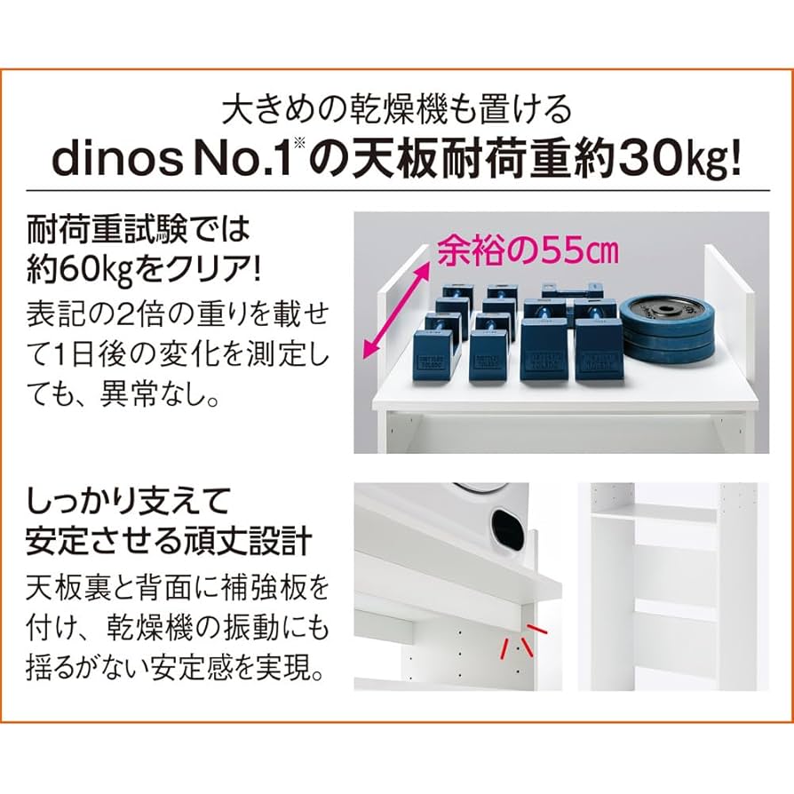 Amazon｜ディノス 洗濯用品 物干し 洗濯機ラック ランドリー