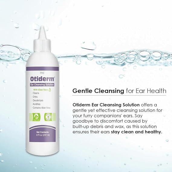 Ear Cleansing Solution for Dogs and Cats - Deodorize and Gently Clean - Anti-Irritant Formula with Neutral pH and Aloe Vera - Healthy Ears - 8 fl oz, 3-PACK