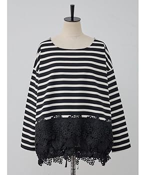 BEARDSLEY ビアズリー 裾 レース カットソー ブラウス ベージュ ITEM PICK UP》裾レースカットソー - BEARDSLEY(ビアズリー)本部