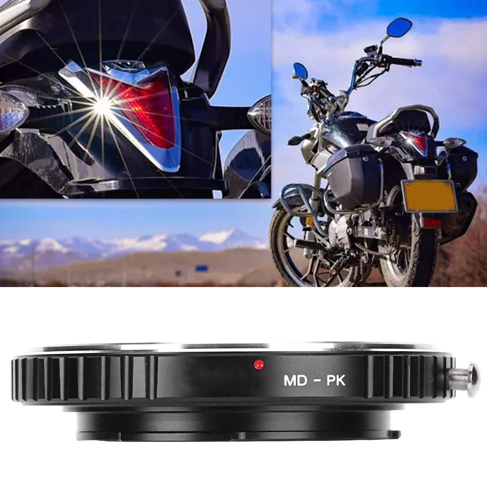 Lens Adapter Ring, PK Adapter Ring with Correct Lens, Mount Adapter, for Minolta MD Mount Lenses to for Pentax PK Mount Camera