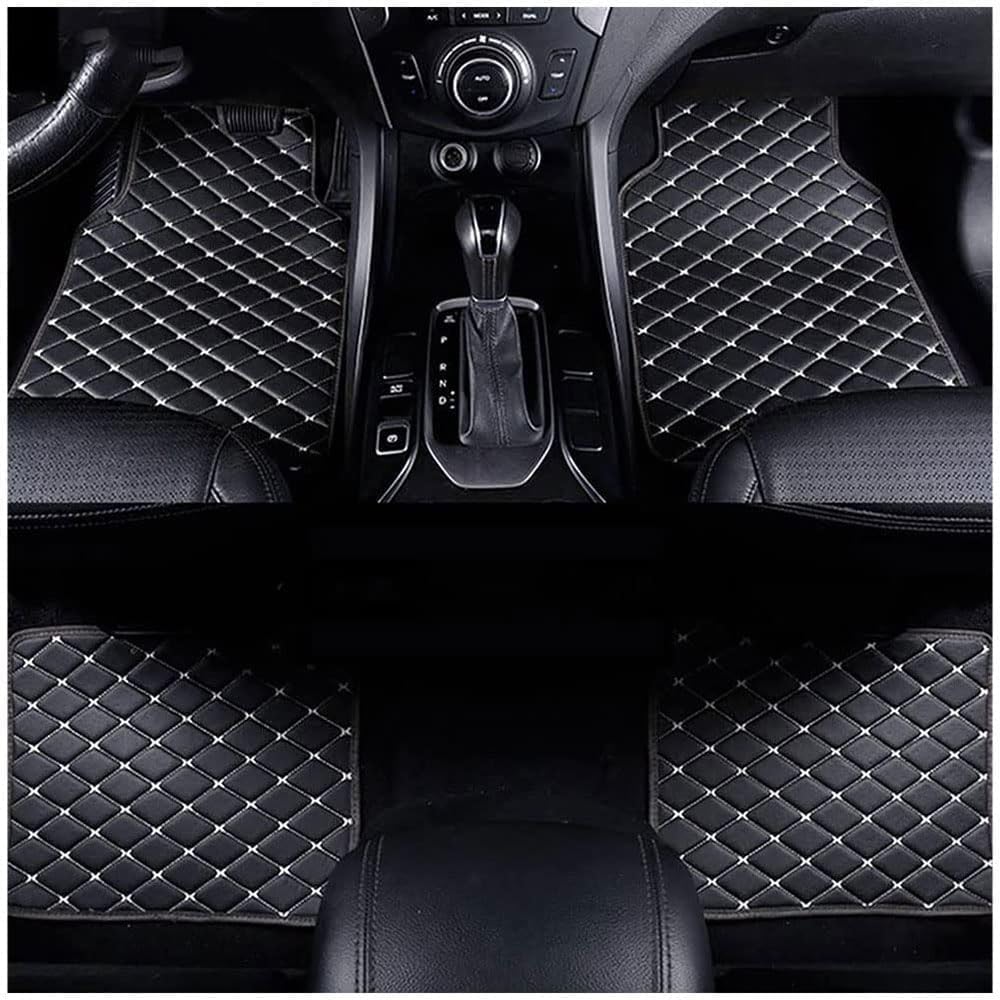 Tappetini Gomma Auto Per Peugeot 206 (1998-2012) - Set Anteriore 2 Pezzi A Vaschetta