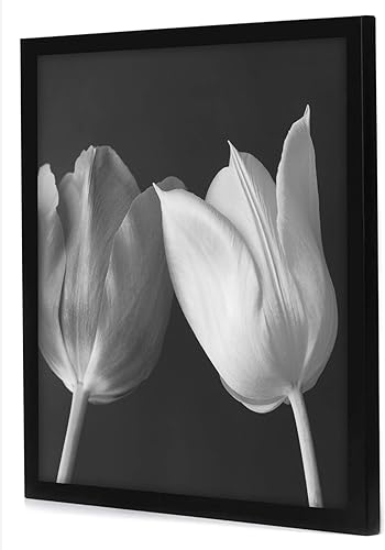 Vista 371 de Americanflat - Marco para póster de 71 x 74 cm con plexiglás pulido, portarretratos negro de madera industrializada, Epic Collection, marco ancho