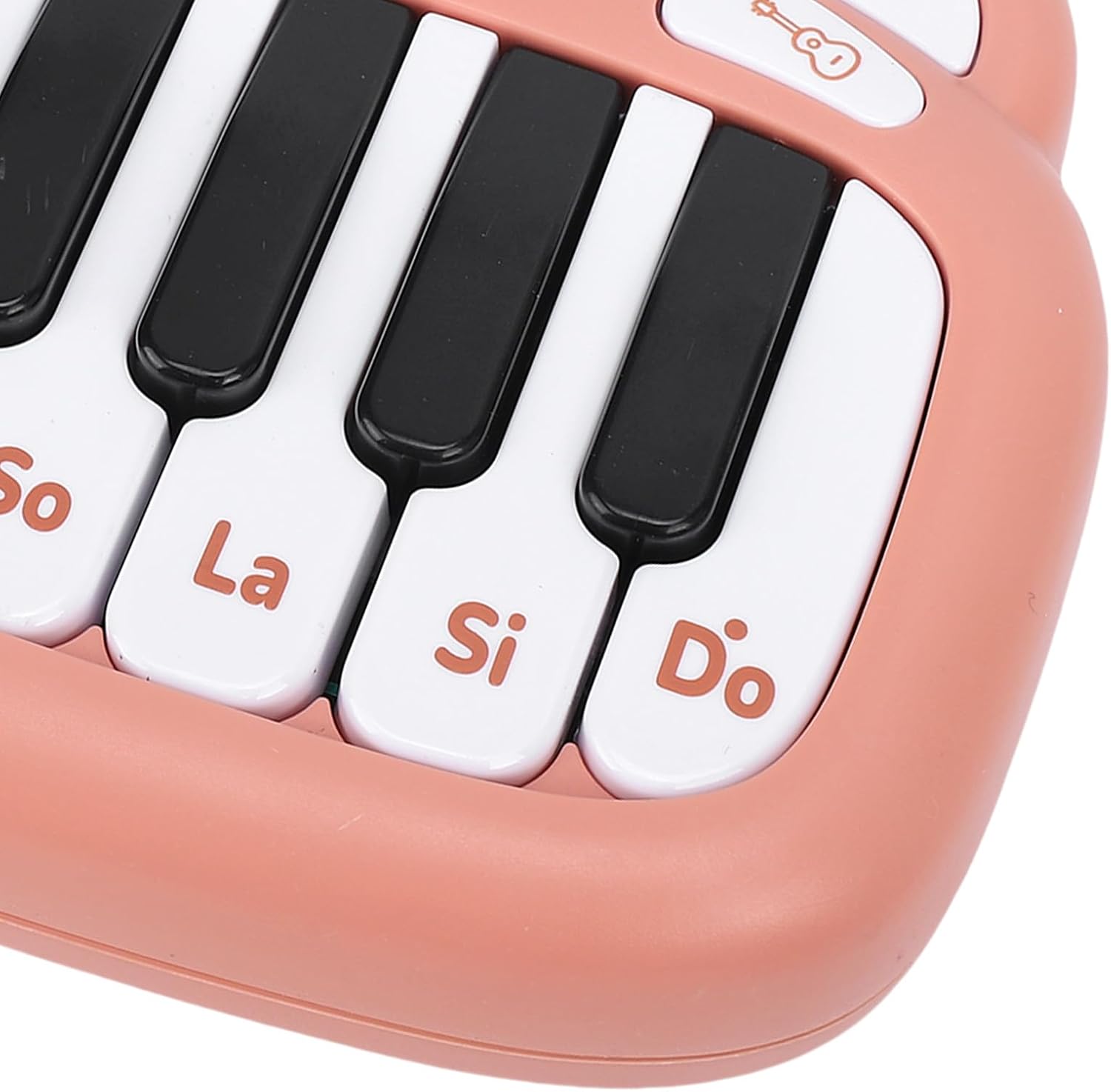 VINGVO Baby Piano Toy, Pocket Sized Toddler Mini Piano Keyboard Learning Musical for Baby & Toddler, Musical Instrument for Girl, Boy Beginners & Birthday (Brown)