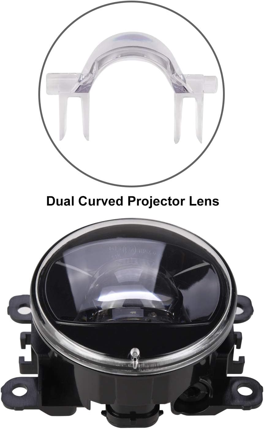 SIEMID New Generation LED Fog Lights Upgrade, Compatible with Nissa.n Xterra/Frontier/Pathfinder/Leaf/Titan & Subar.u XV Crosstrek/Forester/Outback/STI/BRZ/Legacy 2005 2007 2010 2011 2013 2017 2019 - Image 3