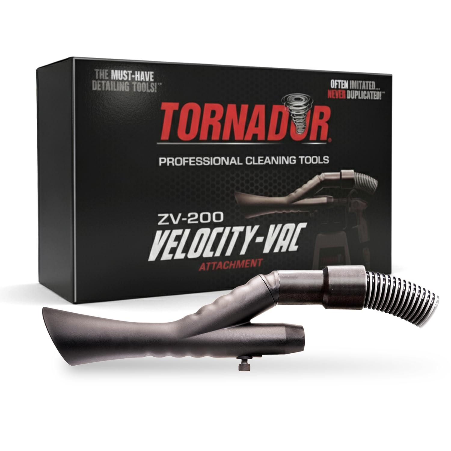 Tornador Velocity Vac ZV-200 | Vacuum Attachment for Car Detailing | Fits Black & MAX | Professional Interior Cleaning System