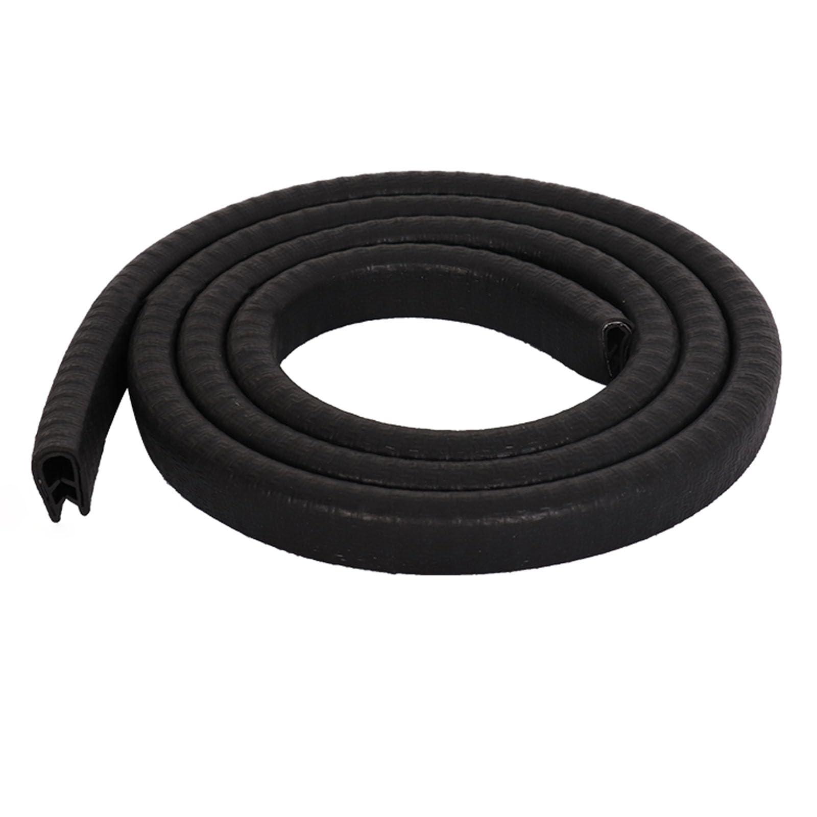 Nastro paraspifferi a U, in gomma, lunghezza 1 m, con metallo, adatto a spazi vuoti e intemperie, per porte di auto, portelli e vetri/rosso/13,0 mm x 8 mm (nero, 15 mm x 8 mm)