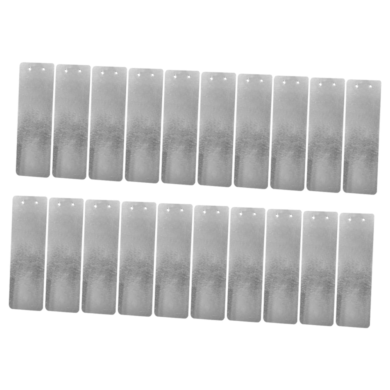 INOOMP 5 Sets Metall-pflanzenetiketten Aluminium-pflanzenetiketten Wiederverwendbare Pflanzenmarkierungen Für Blumenbeete Töpfe Gartenmarkierungen 20 Stück * 5